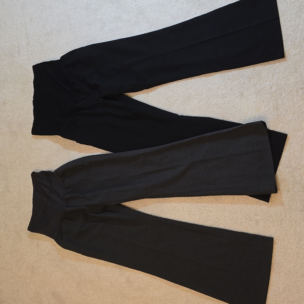 Size 0 Gap Maternity Liz Lange Trousers Dress Pants with Front Pleats Bundle